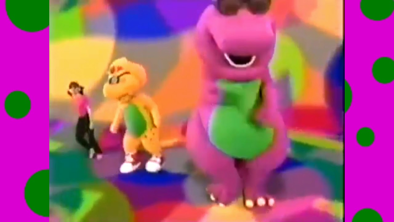 Barney Colors All Around Song From First Day Of School Youtube