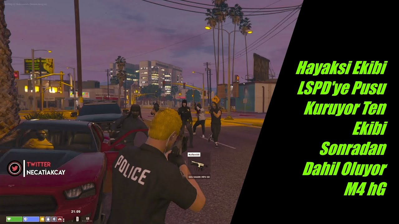 EDRP l Hay Aksi Ekibi LSPD'ye Pusu Kuruyor #Ten Ekibi Sonradan Dahil Oluyor M4 hG