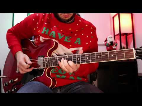 Chuck Berry Run Run Rudolph Guitar Cover