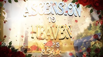 (TOP 5, THIRD VICTOR) Ascension To Heaven [⭐8.54 LEGENDARY CRAZY] // Flood Escape 2 Community Maps