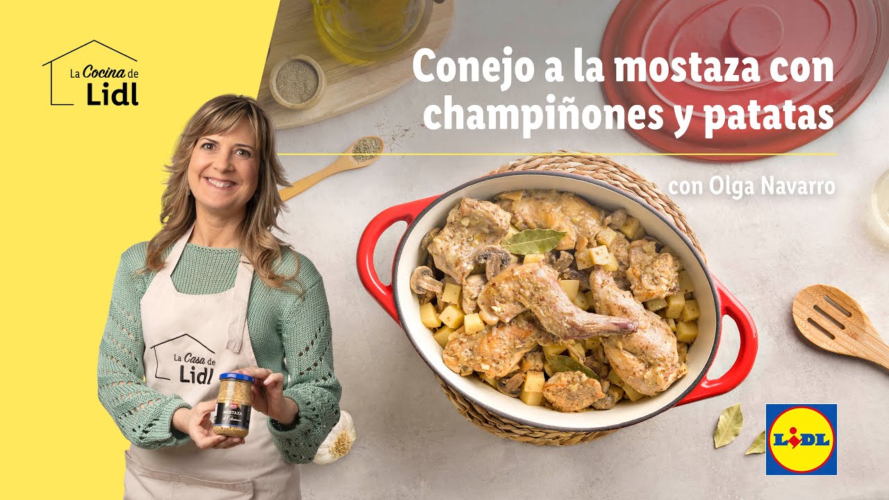 Conejo a la mostaza con champiñones y patatas 🍄  🥔  | Recetas de Carne | Lidl España