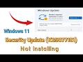 How to fix 2026-02 Security Update (KB5077181) Not Installing in Windows 11