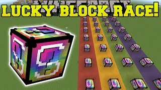 Minecraft: HORRIBLE NETHER LUCKY BLOCK RACE  Lucky Block Mod  Modded MiniGame
