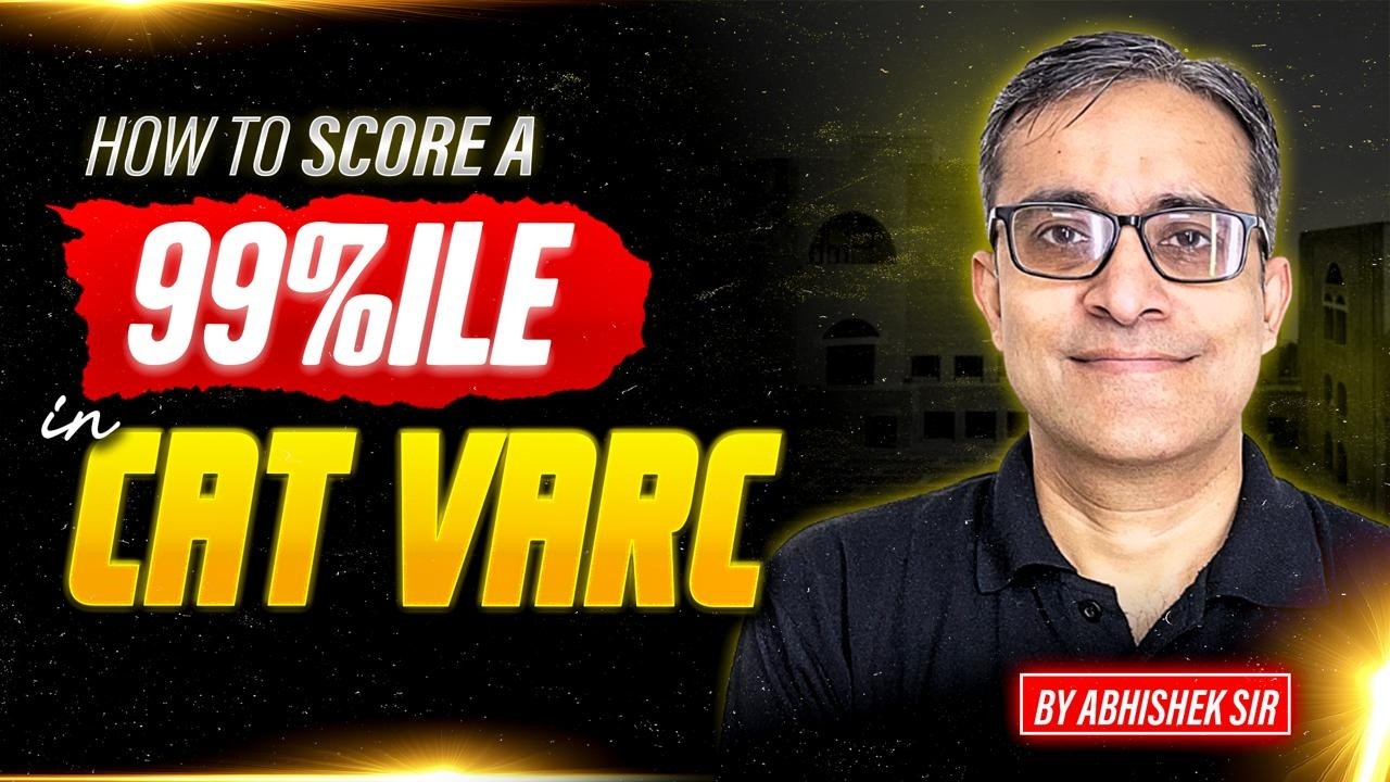 Guaranteed 99 Percentile | CAT 2026 VARC Preparation Strategy | MBA ...