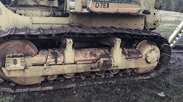 Cat D7E dozer walk around