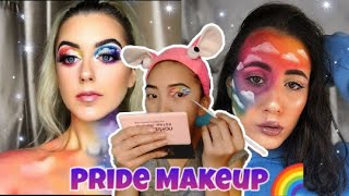 &quot;Let&#39;s raise the rainbow flag&quot; 🌈✨ Pride Makeup Look || Vlog #02