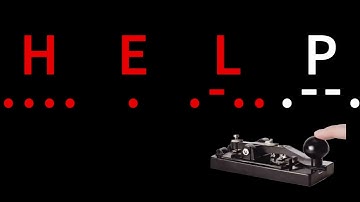 Help in Morse Code: From Slow to Fast with Light Signals!