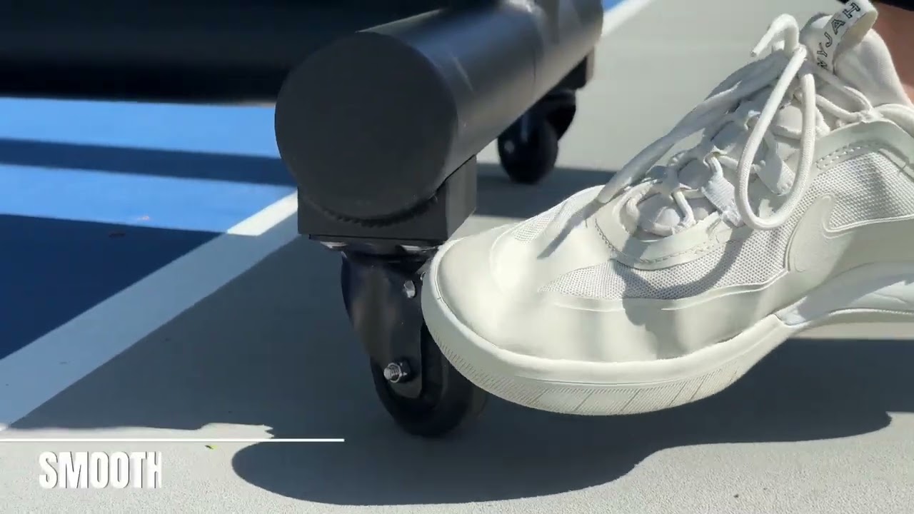 Sleek Black Powder Coated Pickleball Pro Net