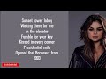Selena Gomez Souvenir Lyrics