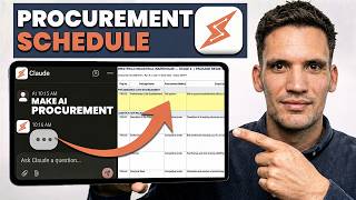 How to Build a Procurement Schedule with Claude