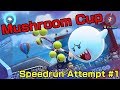 MUSHROOM CUP SPEEDRUN - 3:56 (Boo) | Mario Tennis Aces