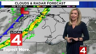 Warming back up ahead of Friday, Saturday rain chances in Metro Detroit