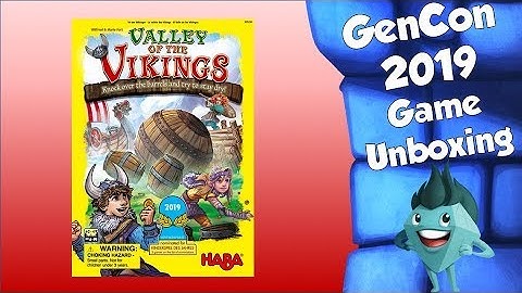 GenCon 2019 Unboxing - Valley of the Vikings
