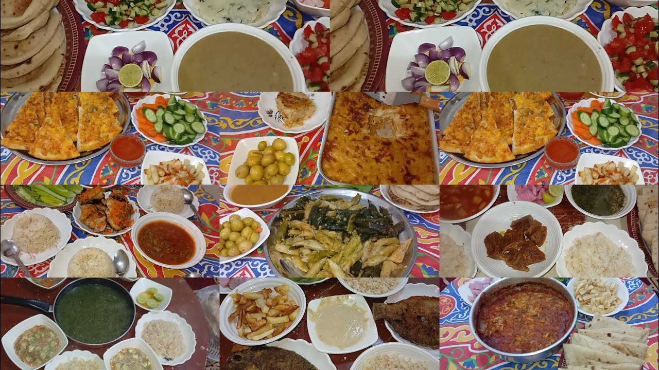 منيو اكلات غدا للاسبوع كله مشبعة واقتصادية هتريحك من حيره كل يوم 💪✅