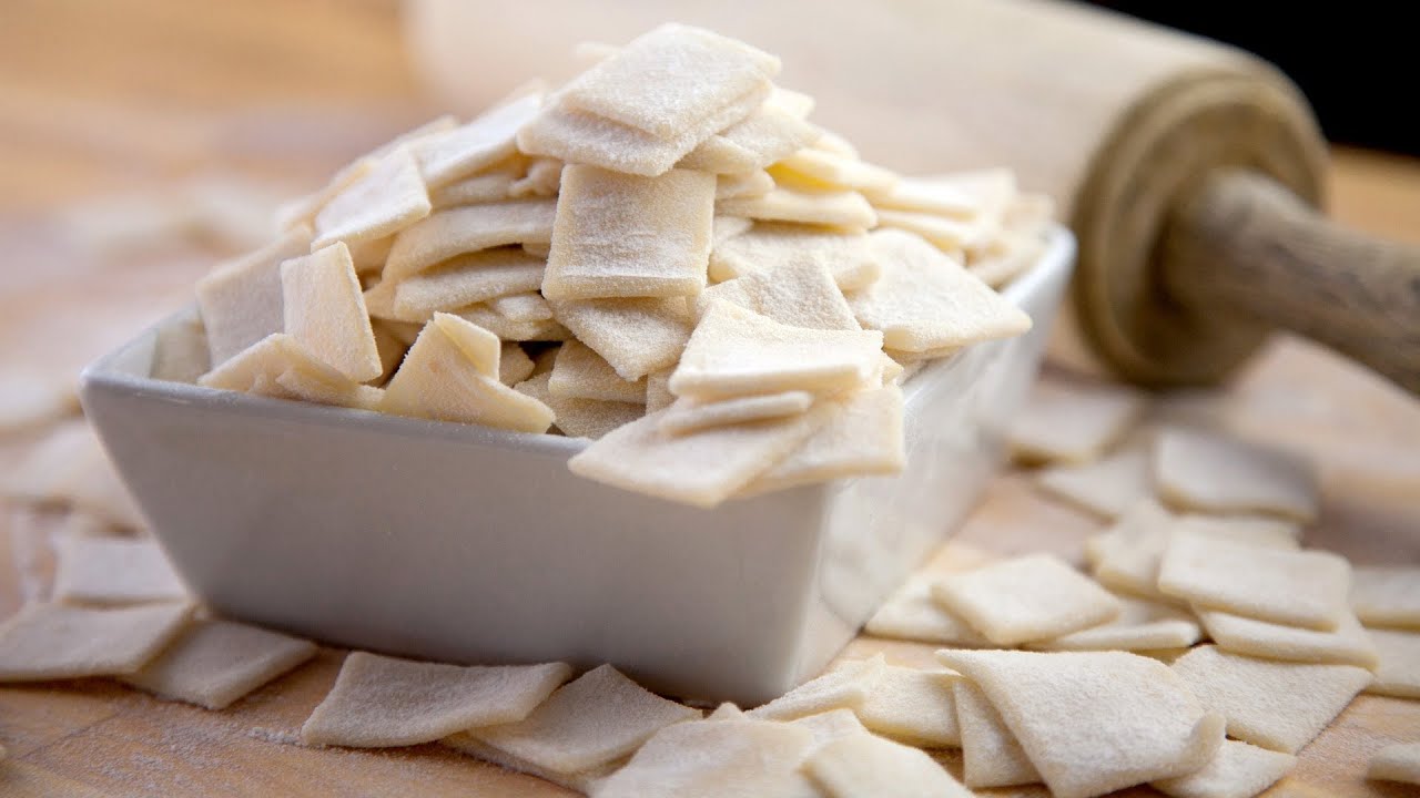 Homemade Pasta Lazanki Polish Christmas Recipe 119 YouTube
