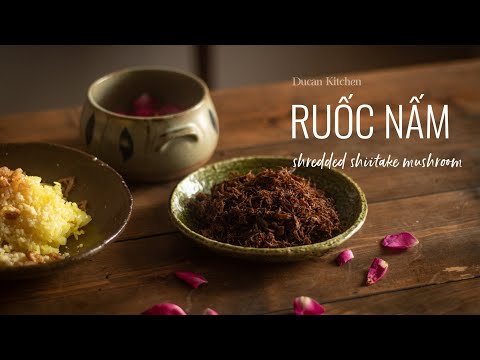 Video Cách Làm Ruốc Nấm Thơm Ngon ????Making Shredded Shiitake... - youtube