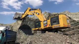 Caterpillar 6015B Excavator Loading Trucks - Sotiriadis Brothers
