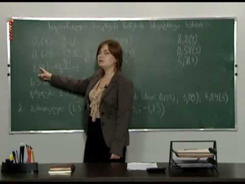 რაციონალური რიცხვების ჩაწერის სხვადასხვა ხერხი