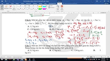 VL 10: ÔN TẬP ĐỘNG LƯỢNG, CÔNG VÀ CÔNG SUẤT