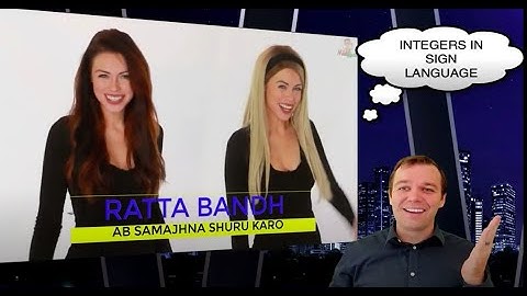 Sign Language Integers ,Whole Numbers,Math Uncle Makes Math Easy ASL