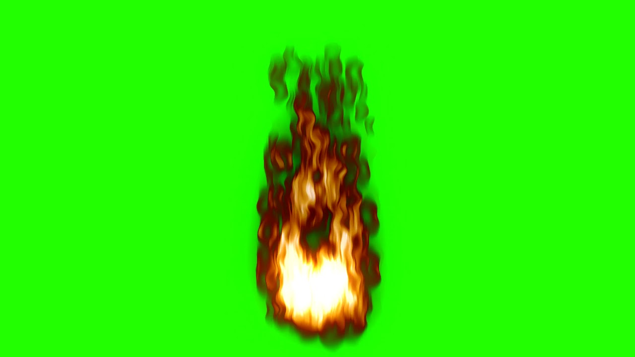 Chroma Key Fire Green Screen Stock Video Footage Youtube