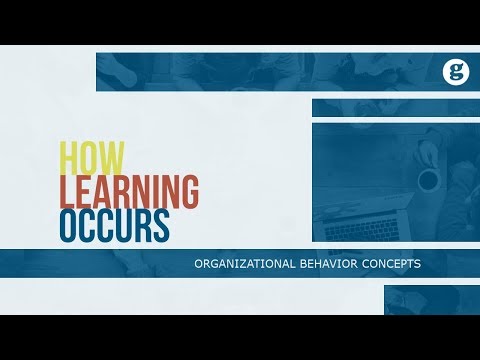 How Learning Occurs