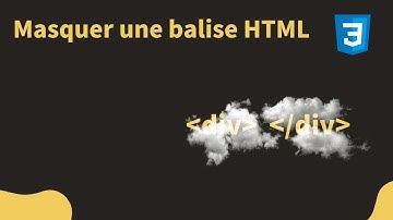 Display ou Visibility pour masquer une balise HTML ?