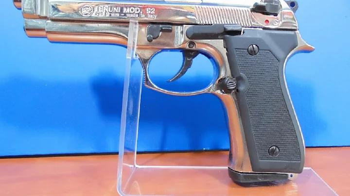 PISTOLA DE FOGUEO,  BRUNI P92 CROMADA ARTIDEPORT BOGOTA COLOMBIA 3125286943 WhatsApp