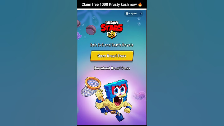 How to get free Krusty kash🔥#spongebob #brawlstars #giftedbysupercell
