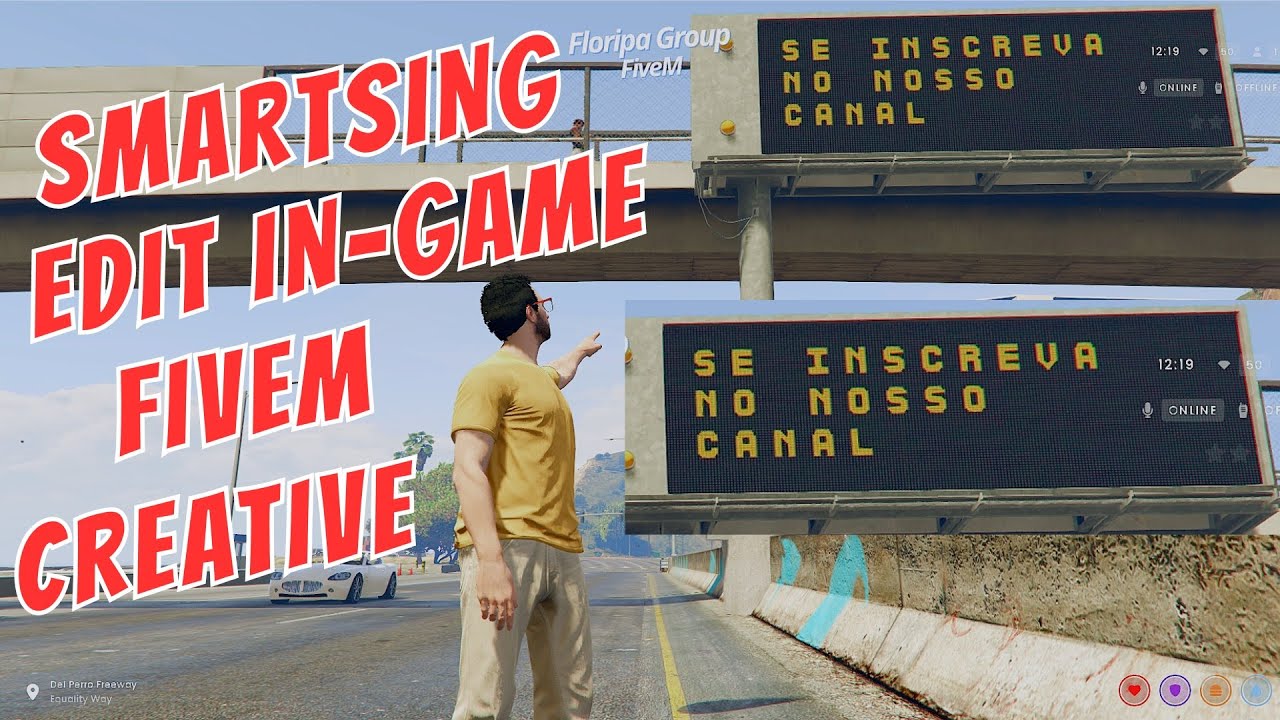 3️⃣ 🛠️ CRIE PLACAS AO VIVO NO SERVIDOR! SmartSign FiveM – GRÁTIS PARA CLIENTES📢🔥