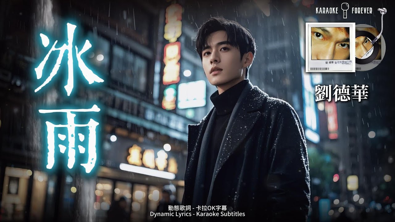 『冰雨』劉德華 (我是在等待一個女孩 還是在等待沈淪苦海) 卡拉OK字幕 動態歌詞 高音质 - YouTube