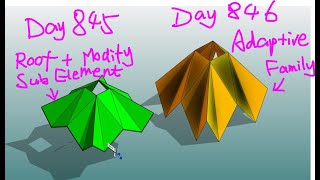 Revit Exercise (Day 846) Adaptive Family (Mass) Method of 845 Exercise