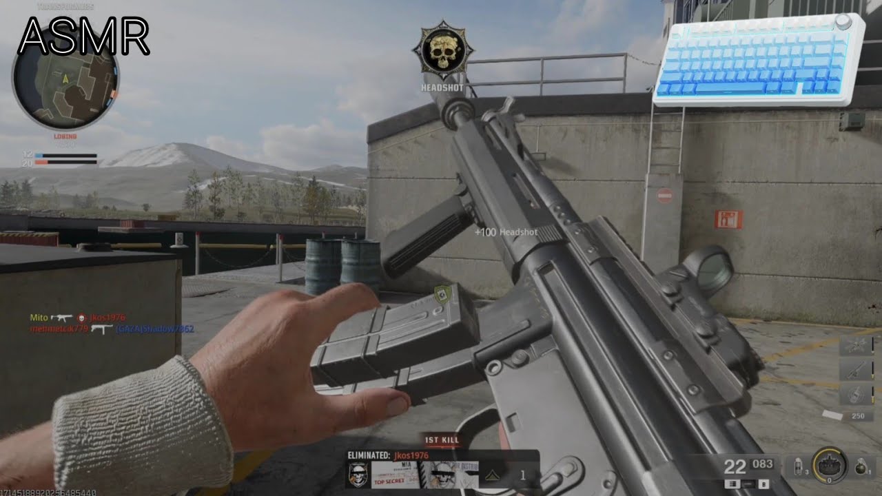 [ASMR Black Ops 6] improving at the game ♡ keyboard & mouth sounds