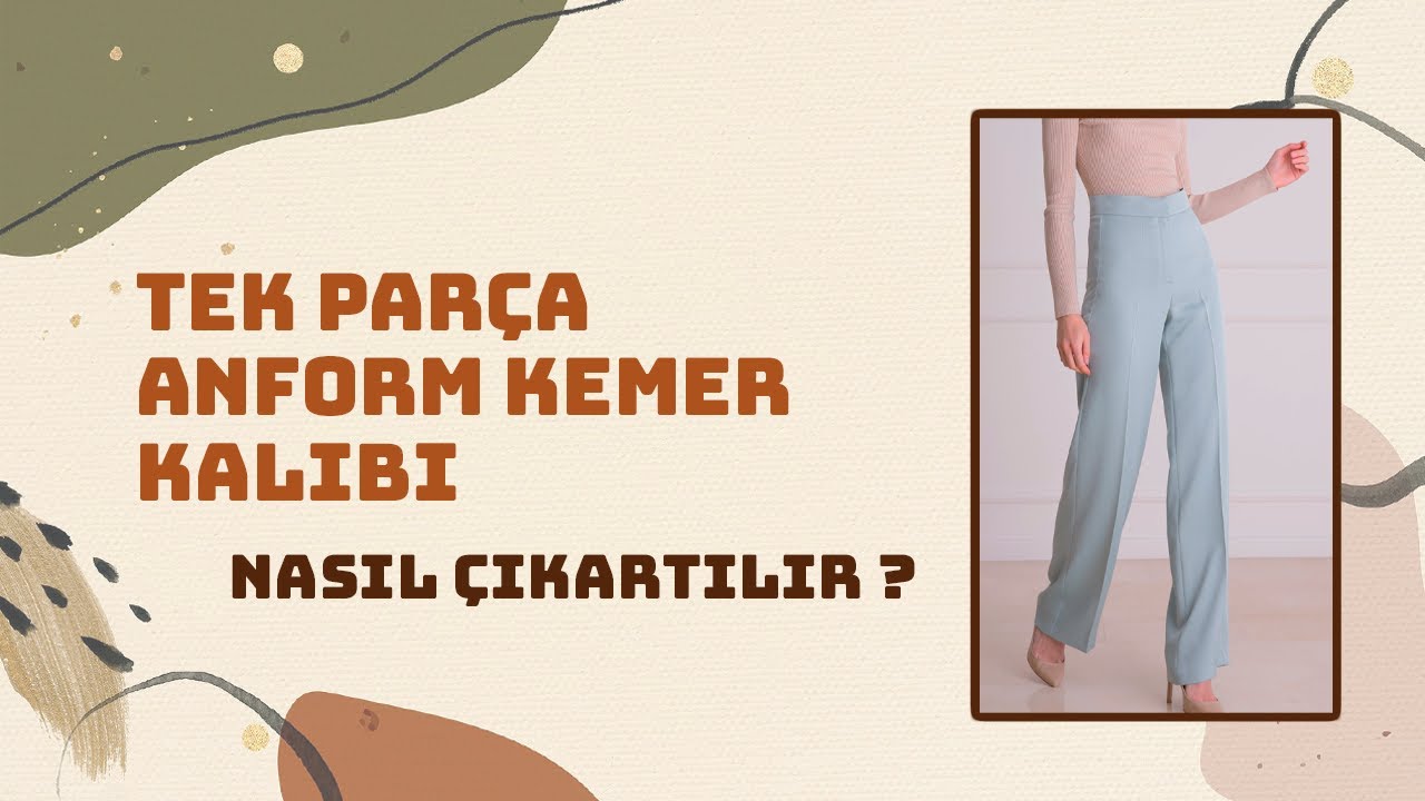 Tek Parça Anform Kemer Kalıbı Nasıl Çıkarılır? || Modelistlik Dersleri