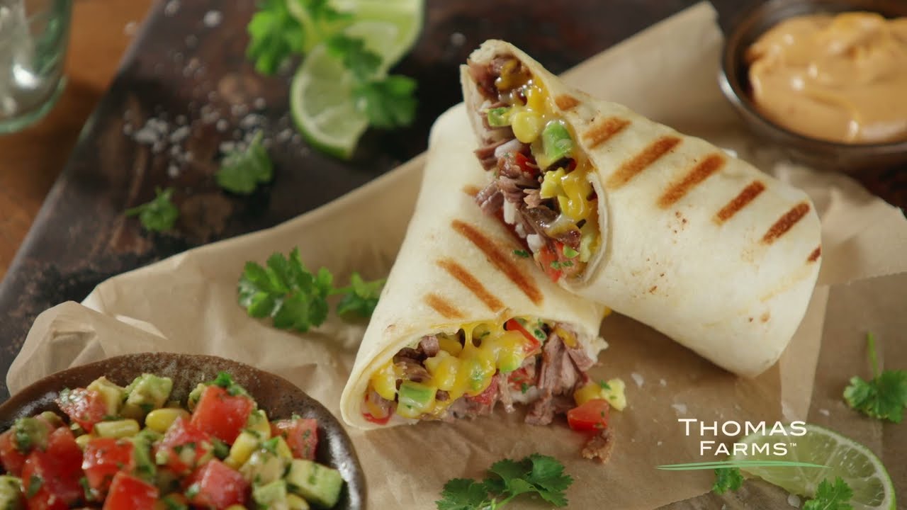 Lamb Barbacoa Burritos A Thomas Foods Recipe Video YouTube