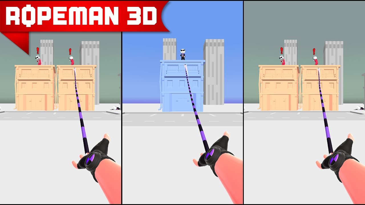 Ropeman 3D by Lion Studios - HD Gameplay WalkThrough By 