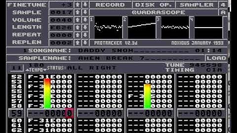 jungle/gabber tune made on protracker clone xD
