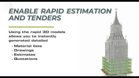 BIM integration in SMART Estimator