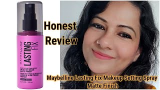 Lasting Fix Makeup Setting Spray, Matte Finish Honest Review