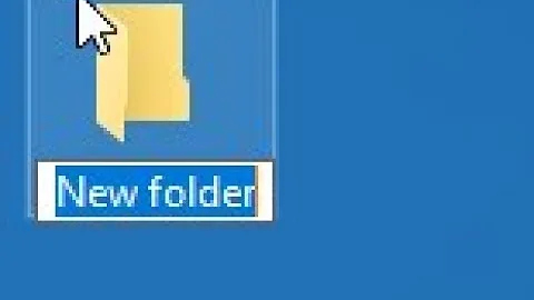 Create folder magic (without mouse)/how to create folder on windows 10