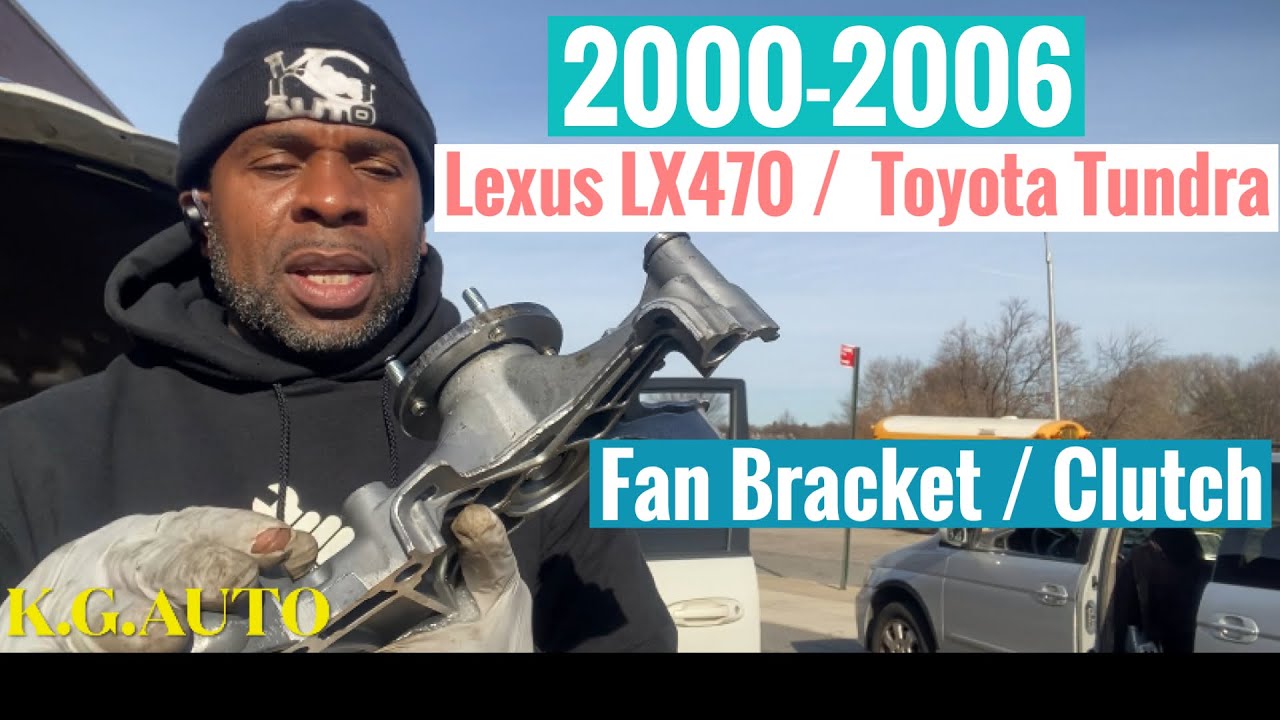 2000 2006 Lexus LX470 Toyota Tundra Radiator Fan Bracket Fan Clutch 2000-2006-lexus-lx470-toyota-tundra-radiator-fan-bracket-fan-clutch