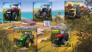 FS14 VS FS16 V's FS18 vs FS20 V'S FS23  || with John Deere tractor || 🚜 naw update 🚜 | Timelapse |