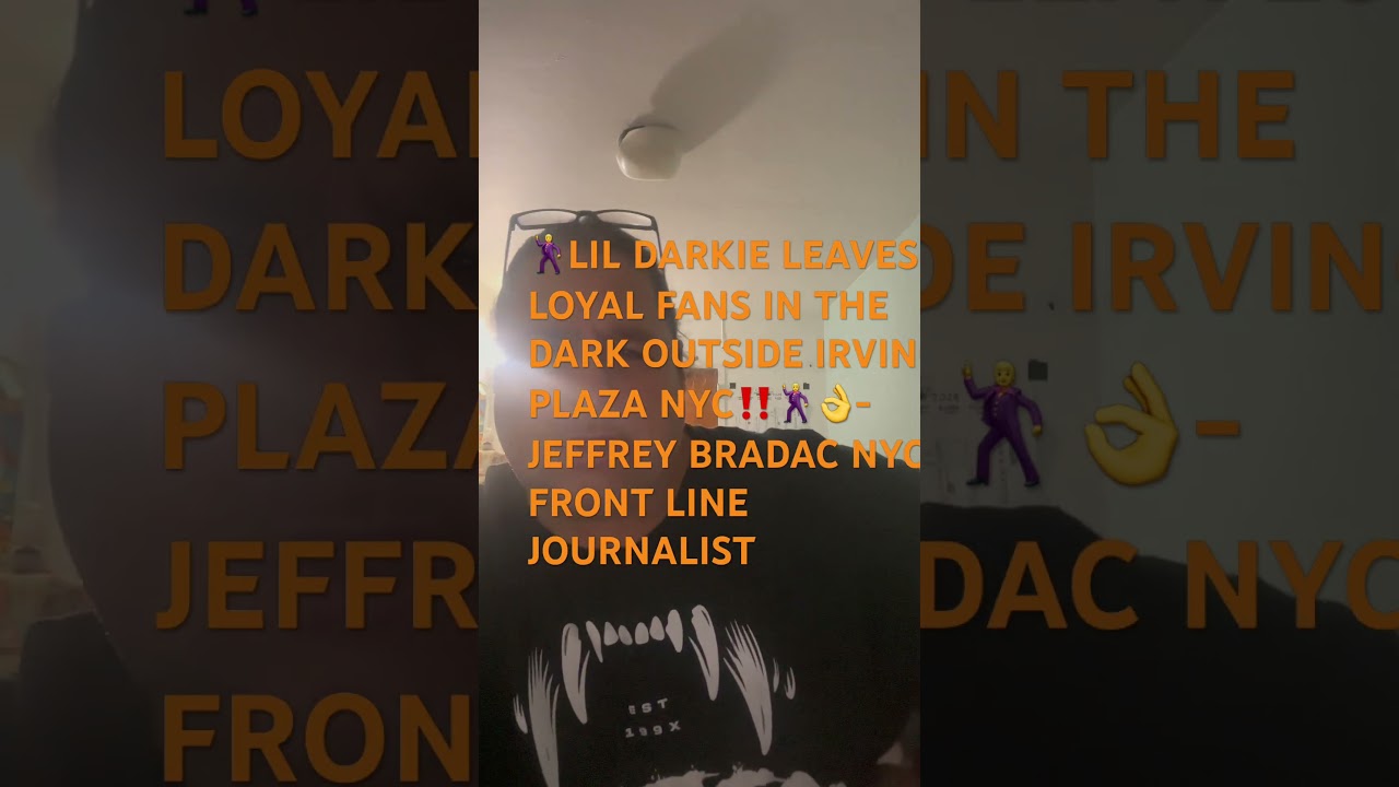 🕺MUSICIAN LIL DARKIE LEAVES LOYAL FANS IN THE DARKNESS.. FANS WAIT FOR HOURS. 