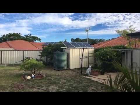 Installing a 1000L water tank & Solar update