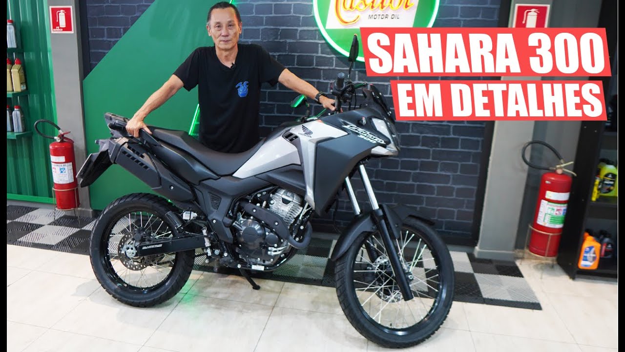 HONDA SAHARA 300 EM DETALHES!