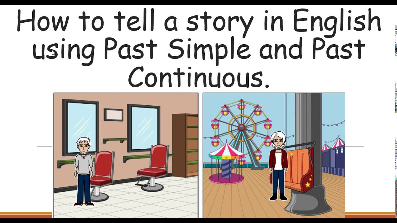 how to write a story using past tense