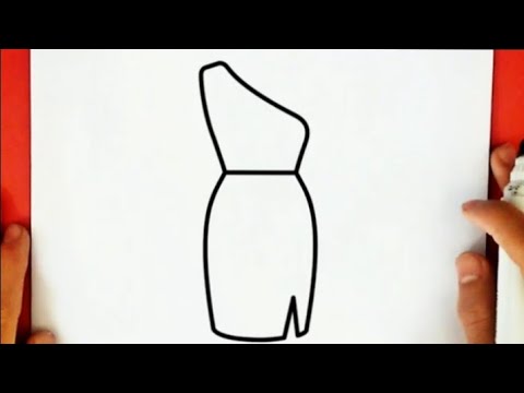 dessin facile | comment dessiner une robe facile | dessin kawaii | dessins  facile - YouTube