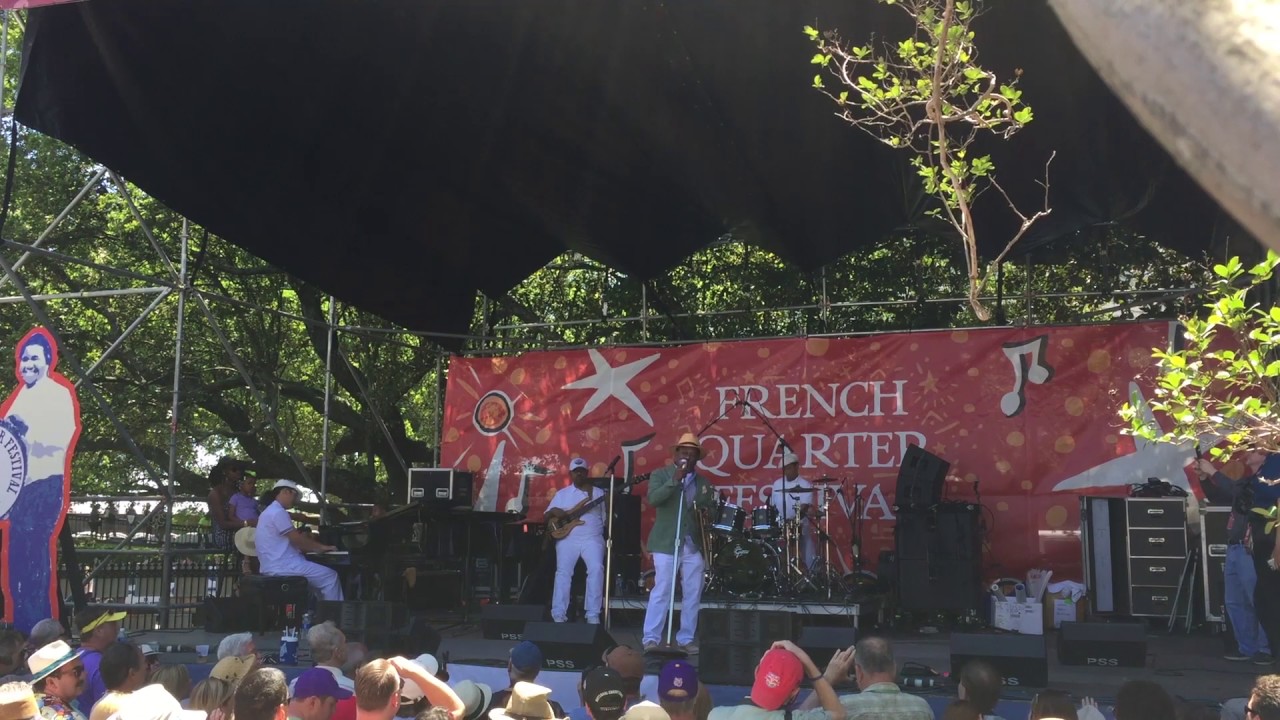 Kermit Ruffins at French Quarter Fest 2017 - On The Sunny Side of the Street