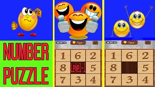 Number Puzzle  3X3   Classic Number Games Level 1 screenshot 3