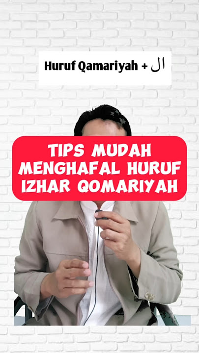 Hanya Satu Menit Faham Izhar Qamariyah #mushafarrum #belajar #tahsinalquran #tahsinalquran #quran